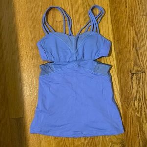 Lululemon bra tank - periwinkle blue color - size 2 - EUC